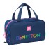 Necessaire Rectangular BENETTON Damero Azul Marinho | Ref. 248.812550720