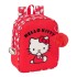 Mochila de Criança Adap. 27Cm HELLO KITTY Iconic Vermelha | Ref. 248.612516232