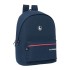 Mochila Dupla para Portátil 15.6” + USB EL GANSO Classic Azul Marinho | Ref. 248.612409820