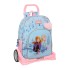 Mochila Escolar 42Cm c/ Carro Evolution FROZEN Ice Magic Azul | Ref. 248.612573860