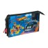 Estojo Escolar Triplo HOT WHEELS Let's Race Azul | Ref. 248.812538744
