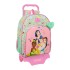 Mochila Escolar 42Cm c/ Carro PRINCESAS Bloom Verde Menta | Ref. 248.612580160