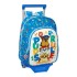Mochila Infantil 34Cm c/ Carro PAW PATROL Pups Rule Azul | Ref. 248.612356020