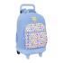 Mochila Grande 45Cm Compacta 2R Rec. SMILEY WORLD Joyful Azul | Ref. 248.612481918