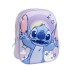 Mochila Infantil 31cm STITCH 3D Lilás | Ref. 299.2100005874