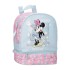 Mochila Pequena 28Cm  c/ Porta Merendas MINNIE Happy Azul Claro | Ref. 186.4922742