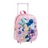 Mochila Infantil 31cm c/ Rodas MINNIE Singing 3D Rosa | Ref. 299.2100006185