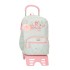 Mochila Escolar Adap. 42Cm c/ Carro MOVOM Enchanted Florest Menta | Ref. 186.37424T1