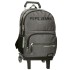 Mochila Escolar Adap. 45cm 2C c/ Carro PEPE JEANS Edmon Cinza | Ref. 186.69125T2