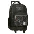 Mochila Escolar Compacta 2R PEPE JEANS Cintia Preta | Ref. 186.6012941