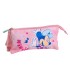 Estojo Escolar Triplo MINNIE Rosa | Ref. 299.2700001661