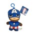 Porta-Chaves Peluche c/ Clipe CAPITÃO AMÉRICA Azul | Ref. 299.2600002849C