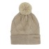 ANEKKE Gorro de Malha c/ Detalhes e Pompom Bege | Ref. 280.41481-323