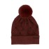 ANEKKE Gorro de Malha c/ Detalhes e Pompom Bordô | Ref. 280.41481-321