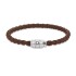 Pulseira de Homem em Pele MONTBLANC 3 Rings 68mm Castanha | Ref. 238.136002