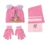 Conjunto Gorro, Luvas e Cachecol PAW PATROL Rosa | Ref. 299.2200010581