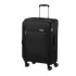 SAMSONITE Mala de Viagem Média 67cm 4R Exp Base Breeze Preta | Ref. 92.154780-1041