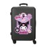 Mala de Viagem / Trolley Médio 65cm 4R KUROMI Wonder Fest Preta | Ref. 186.4281211