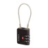SAMSONITE Cadeado c/ Cabo 3 Dígitos TSA TA Revolution Preto | Ref. 92.155576-1041