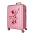 Mala de Viagem Média 68cm 4 Rodas Exp. MINNIE Love Rosa | Ref. 186.3519244