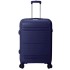 BENZI Mala de Viagem / Trolley Grande 77cm 4R BZ5749 Azul Escuro | Ref. 288.BZ5749AEC