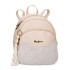Mochila de Senhora Casual 27cm PEPE JEANS Clara Bege | Ref. 186.7392041