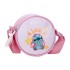 Malinha de Tiracolo Redonda STITCH You & Me Malva, Modelo: Malinha Redonda, Cor: Malva