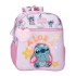 Mochila Pré-Escolar Adap. 33Cm STITCH You & Me Malva, Modelo: Mochila 33cm Adap., Cor: Malva