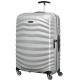 Samsonite Mala/Trolley de Viagem Médio 69cm 4 Rodas Spinner LITE-SHOCK Prata - Ref. X9298V00225