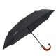 Samsonite Guarda-Chuva Dobrável Unisexo Automático WOOD CLASSIC S Preto - Ref. 92CK301309 Samsonite Guarda-Chuva Dobrável Unisexo Automático WOOD CLASSIC S Preto - Ref. 92CK301309