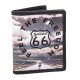 Route 66 Carteira Porta-Notas Vertical com Porta-Moedas WISCONSIN Preto - Ref. 237.R1190101 Route 66 Carteira Porta-Notas Vertical com Porta-Moedas WISCONSIN Preto - Ref. 237.R1190101