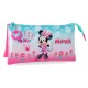 Estojo Escolar 3 Compartimentos MINNIE HEART Rosa - Ref. 186.2374361