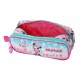 Estojo Escolar Duplo Compartimento MINNIE HEART Rosa - Ref. 186.2374261(1)