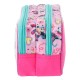 Estojo Escolar Duplo Compartimento MINNIE HEART Rosa - Ref. 186.2374261(5)