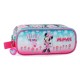 Estojo Escolar Duplo Compartimento MINNIE HEART Rosa - Ref. 186.2374261