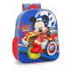 Mochila Escolar Adaptável 33cm MICKEY WORLD Multicolor | Ref. 186.23622B1