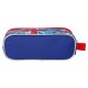 Estojo Escolar Duplo Compartimento SPIDERMAN STREET Azul - Ref. 186.2384261(4)