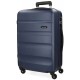 Roll Road Mala/Trolley de Viagem Grande 75cm 4 Rodas Spinner FLEX Azul Marinho - Ref. 186.5849462C