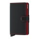 Secrid MINIWALLET Matte Black & Red | Ref. 297.MM-P-R