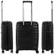 Jaslen Mala/Trolley de Cabine 54cm 4 Rodas Spinner DUBLIN Preto - Ref. 237.16100004A(3)