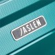 Jaslen Mala/Trolley de Viagem Média 64cm 4 Rodas Spinner LONDRES Turquesa - Ref. 237.16110002A(8)