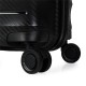 Jaslen Mala/Trolley de Viagem Médio 66cm 4 Rodas Spinner DUBLIN Preto - Ref. 237.16100004B(8)