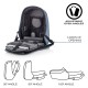 XD Design Mochila para Portátil 15.6’’ Anti-Roubo Bobby Hero Regular Azul - Ref. 309.P705299(12) XD Design Mochila para Portátil 15.6’’ Anti-Roubo Bobby Hero Regular Azul - Ref. 309.P705299(12)