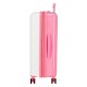 Mala/Trolley Médio 70cm 4 Rodas Spinner Expansível Pepe Jeans Rosa | Ref. 186.7199763B
