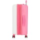 Mala/Trolley Médio 70cm 4 Rodas Spinner Expansível Pepe Jeans Rosa | Ref. 186.7199763B