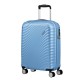 American Tourister Mala/Trolley de Cabine 55cm 4 Rodas Spinner JETGLAM Azul Claro Metálico | Ref. 9271G00171