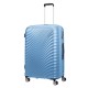 American Tourister Mala/Trolley de Viagem Grande 77cm 4 Rodas Spinner Expansível JETGLAM Azul Claro Metálico | Ref. 9271G00371 American Tourister Mala/Trolley de Viagem Grande 77cm 4 Rodas Spinner Expansível JETGLAM Azul Claro Metálico | Ref. 9271G00371