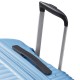 American Tourister Mala/Trolley de Viagem Grande 77cm 4 Rodas Spinner Expansível JETGLAM Azul Claro Metálico | Ref. 9271G00371 American Tourister Mala/Trolley de Viagem Grande 77cm 4 Rodas Spinner Expansível JETGLAM Azul Claro Metálico | Ref. 9271G00371