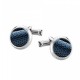 Botões de Punho Montblanc Meisterstück Azul/Prata | Ref. 238.112904