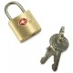 BENZI Cadeado com Chave TSA Dourado | Ref. 288.TSA001